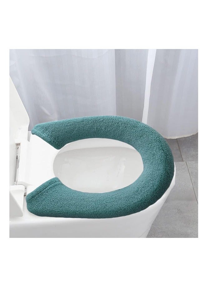 3 pcs Soft Thicker Toilet Seat Warmer Cover,Universal Toilet Seat Mat, Keep Warm(Blue, Pink, Brown) - Image 5