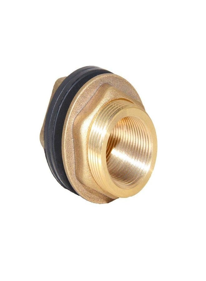 Joywayus Brass 1/2" NPT Female x 3/4" GHT Male Water Tank Connector + 3/4" Barb x 1/2" NPT Male Hose Pipe Elbow Connector - Image 5