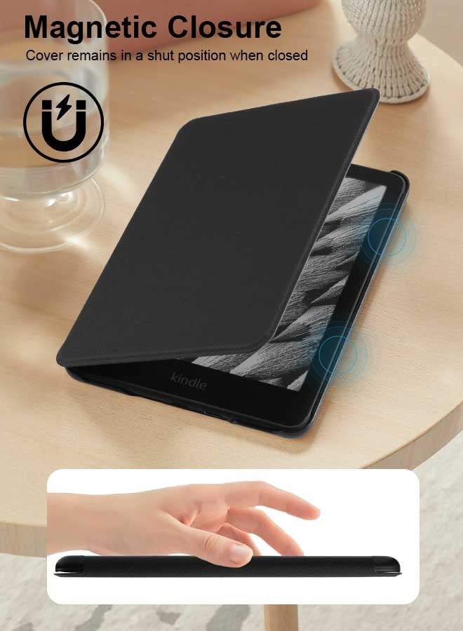 Tersely Slimshell Case Cover for All-New Kindle 6" 11th Generation 2024/2022 Release (Will not fit Kindle Paperwhite or Oasis), Smart Shell Cover with Auto Sleep/Wake Function - Image 5