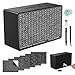 Gomyrod Wooden Money Saving Box Cash Vault Savings Box for 10000 5000 3000 1000 800 500 Target Money Saving Challenge Reusable Money Box with Counter Dry Erase PenSavings TrackersRubber BandBlack - Image 3