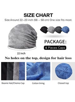 Excefore Cotton Face Bandanas for Sports Headwear Headband Neck Gaiter Chemo Cap Hair Loss Beanie Nightcap  - Image 5