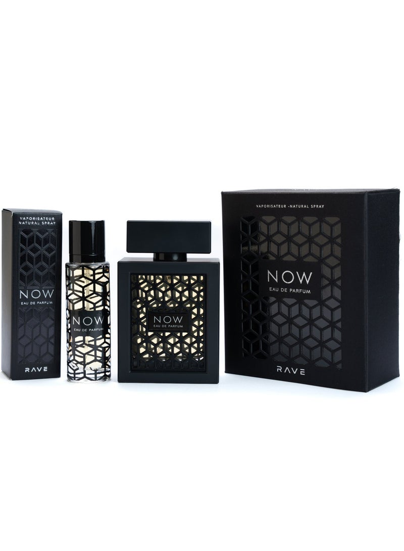 RAVE NOW Eau De Parfum for Men 100ml + HAIR MIST 30ml - Image 1