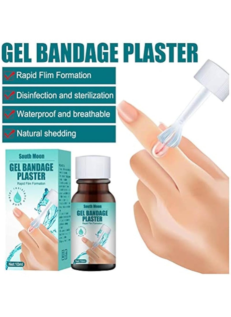 SOUTH MOON - Upgrade Liquid Bandage - Skin Protecter Wound Care Bandage - Waterproof and Breathable Gel Plaster for Small Cuts Calluses and Dry Cracked Skin | 10ML - Image 1