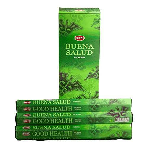 Hem Good Health Incense Sticks (120 Sticks, 6 Boxes Inside) - 9 Inches Long, 20g per Box - Perfect for Meditation, Help You to Relax, De-Stress, and Improve Your Overall Well-Being. - Image 1