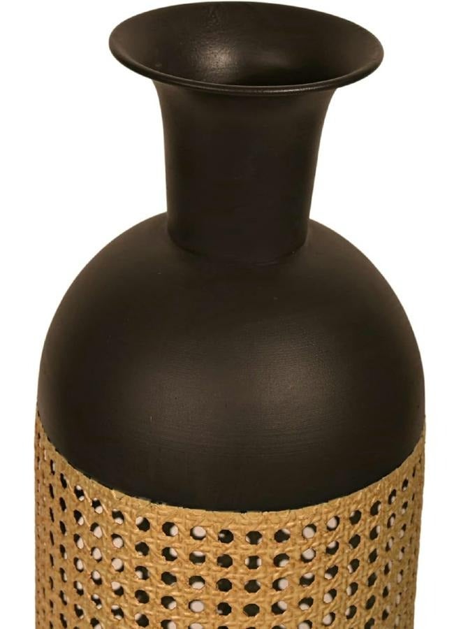 لوفت ارتي كاناج,مزهرية,D18.5XH61.5CMS,طبيعي,اسود,معدن-173079 - Image 5