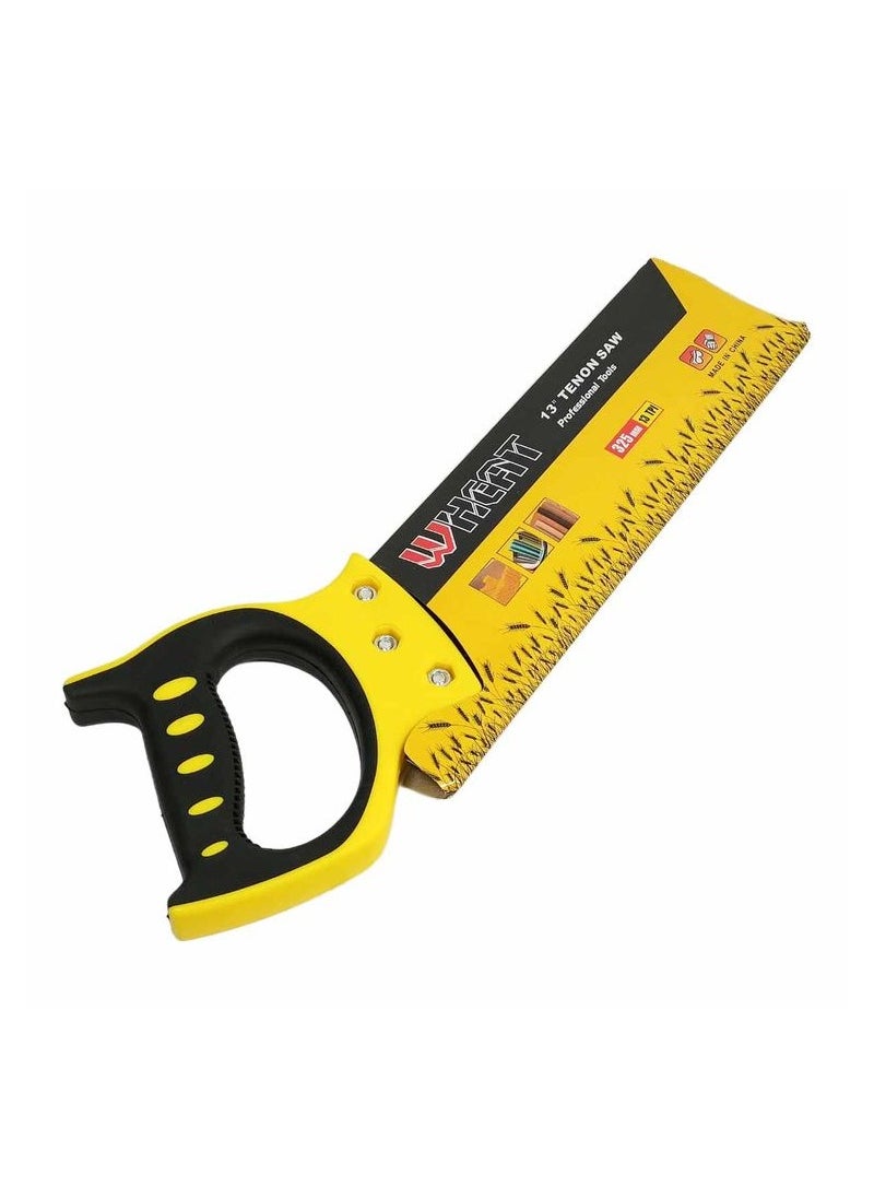Wheat - 13 inch Tenon Saw With Saw Stand for Cross Cutting 325mm 13tpi Wood Cutting Saw - Image 1