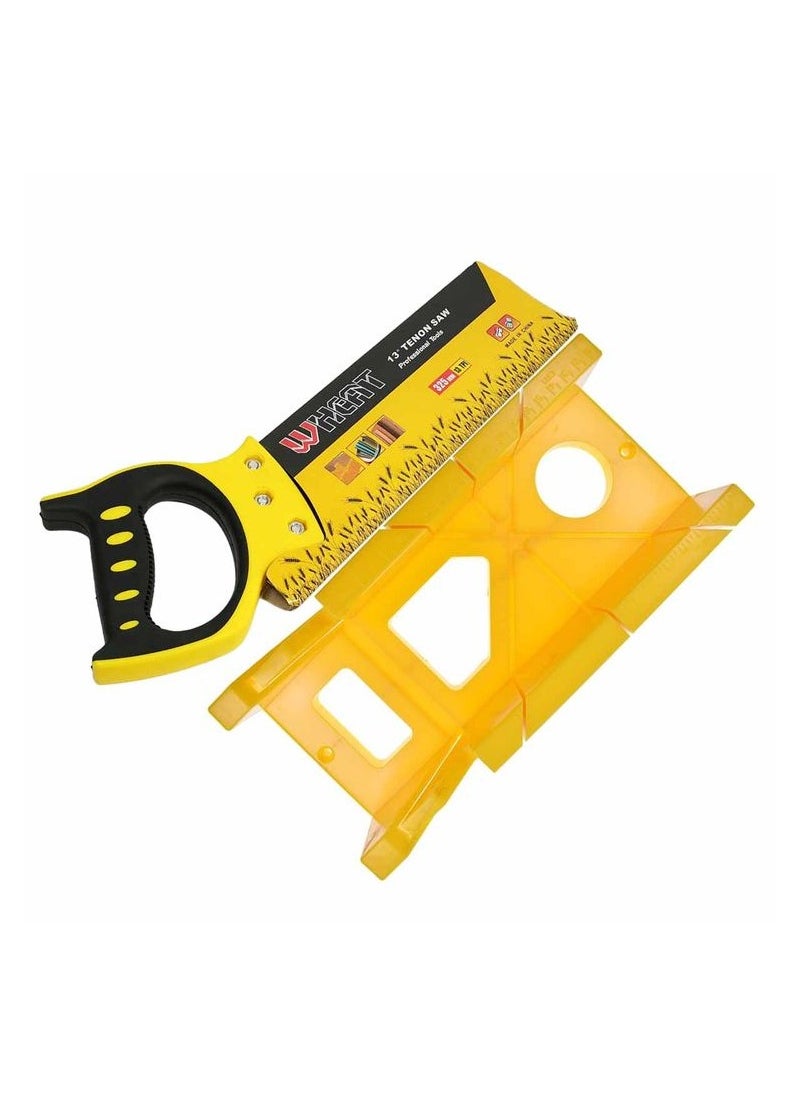 Wheat - 13 inch Tenon Saw With Saw Stand for Cross Cutting 325mm 13tpi Wood Cutting Saw - Image 1