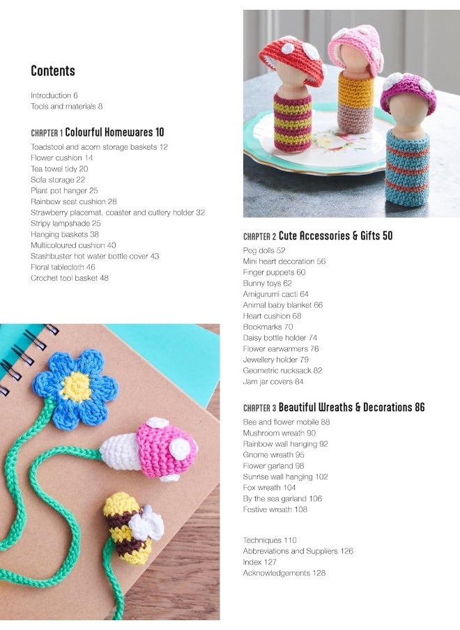 null - Get Hooked on Crochet: 35 easy projects: Fun and colourful patterns for beginners - Image 1