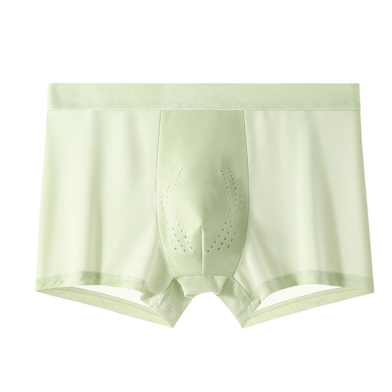 Men'S Underwear Men'S Ice Silk Summer Thin Graphene Gear Sports Boxer Shorts Breathable Non-Marking Boxer Shorts - Image 1