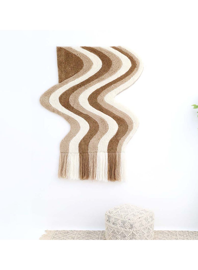 Ramsha Handmade Wall Hanging wall decor for bedroom living room WH-067 wool wall rug 80x125 cm - Image 2