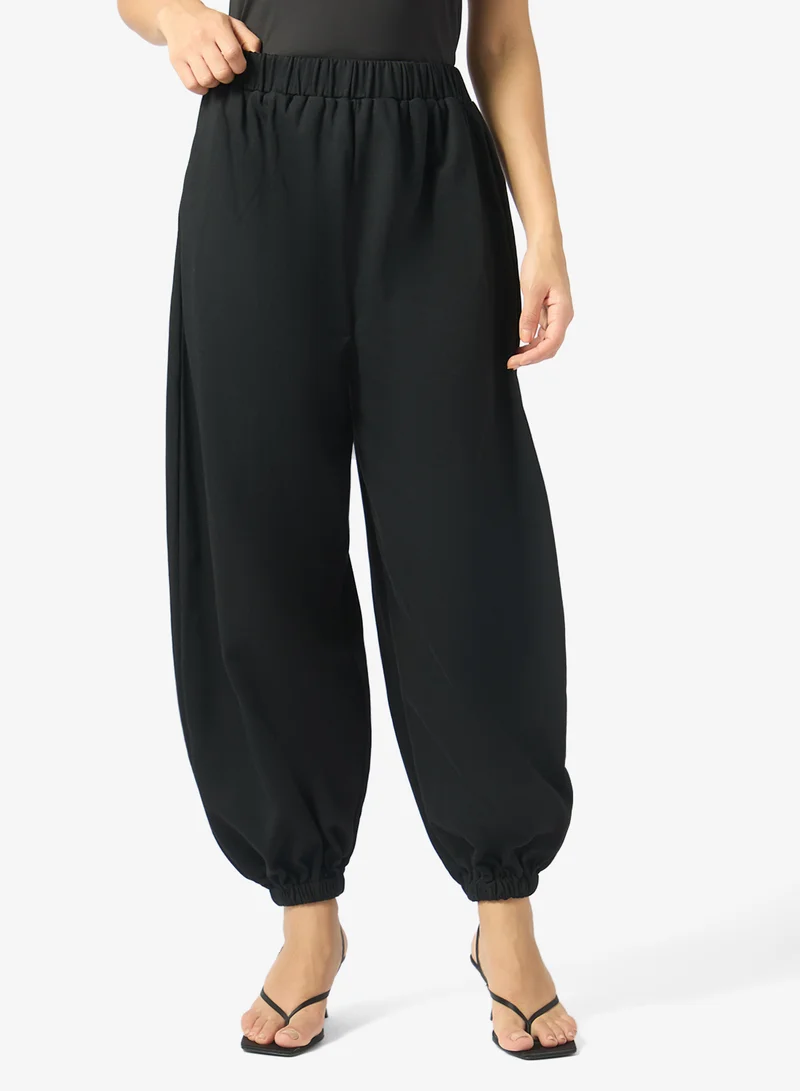 Ginger Basics Wide Leg Barrel Joggers
