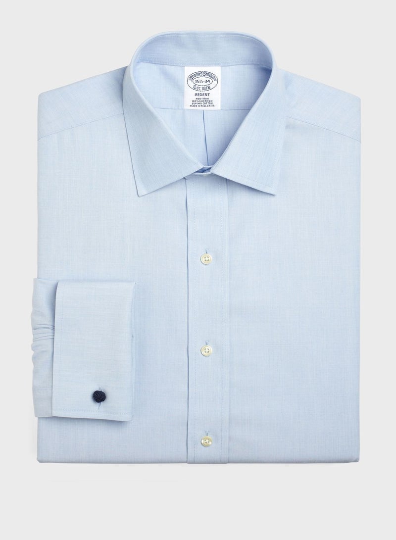 Brooks Brothers Slim Fit Spread Collar Shirt - Image 4