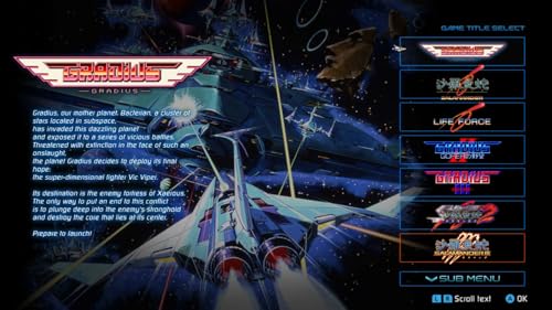 Limited Run Gradius Origins with Gradius 3 Cover Art (Limited Run Games #142) - for Playstation 5 - Image 2