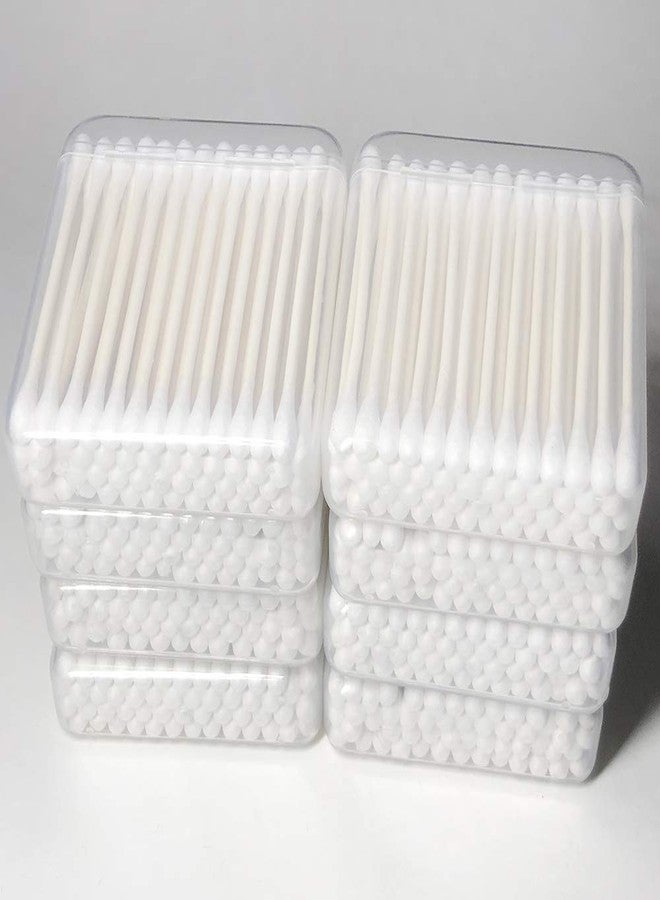 CGR 400pcs CGR Organic cotton Swabs, 100% Cotton Double-Tipped, White Paper Sticks(compostable), Travel Pack(8 Pack of 50 Swabs Total) (400) - Image 5