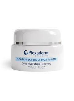 Plexaderm Plexaderm Daily Face Moisturizer - Hyaluronic Acid for Deep Hydration - For All Skin Types, Fragrance-Free, 1 fl oz 