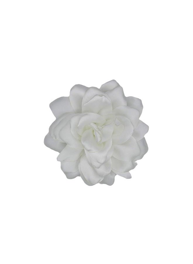 Decixde Large Flower Brooches Dainty Satin Fabric Rose Flower Brooches Delicate Elegant Handmade Flower Brooches Pin for Wedding Party Dance Banquet Ceremony Versatile Floral Accessory for Clothing and - Image 5