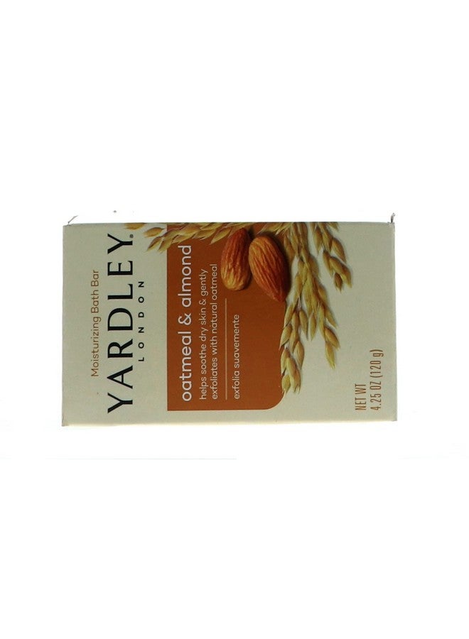 Yardley London Oatmeal and Almond Naturally Moisturizing Bath Bar, 4.0 oz. (Pack of 24)