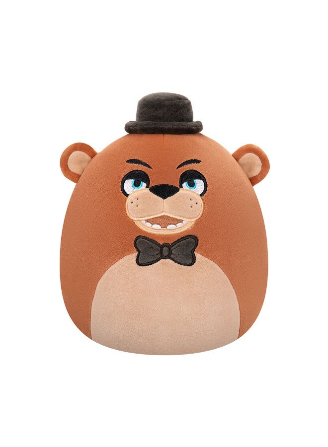 Squishmallows Five Nights at Freddy's Classic Freddy Medium Plush Toy (20.32 cm, Brown/Black) - Image 2