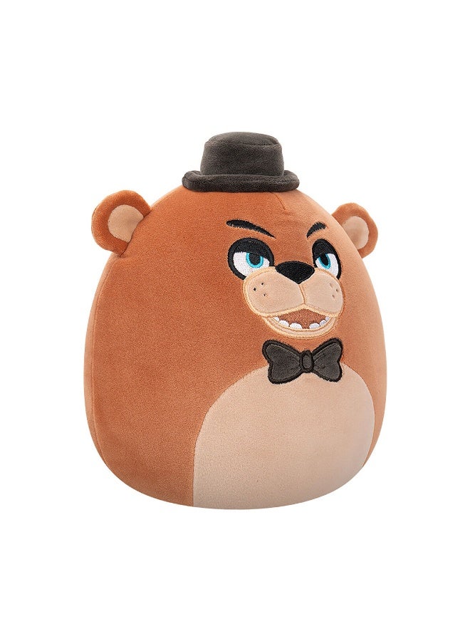 Squishmallows Five Nights at Freddy's Classic Freddy Medium Plush Toy (20.32 cm, Brown/Black) - Image 3