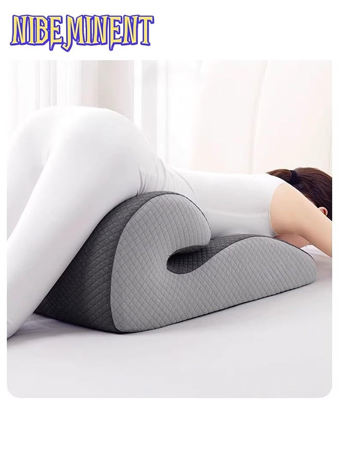 NIBEMINENT Multipurpose Leg and Back Pillow - Elevation Pillow for Sleeping, Lumbar Cushion for Office Chair, Sofa, Portable Body Pillow for Travel, Camping, Pregnancy Support - Image 1