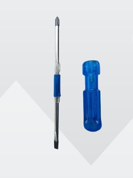 MT576 Steel Two in One Screw Driver (Blue and Silver)  - Image 2