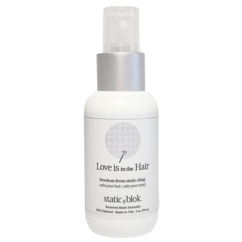 Static Blok Anti-Static Spray for Hair - Instantly Eliminate Static Cling, Shocks, Flyaways- Long-Lasting All-Day Freshness - works on Natural and Synthetic Wigs - 2oz Travel Size - Image 1