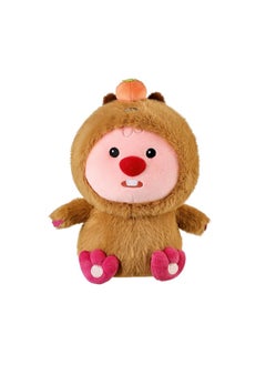Miniso Zanmang Loopy Collection 10in. Costume-Changing Plush Toy (Capybara) 