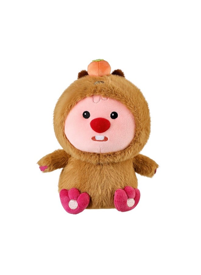Miniso Zanmang Loopy Collection 10in. Costume-Changing Plush Toy (Capybara) 