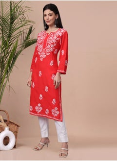 الايا كورتا مودال شيكانكاري مطرزة يدويًا- AL4013  - Image 4