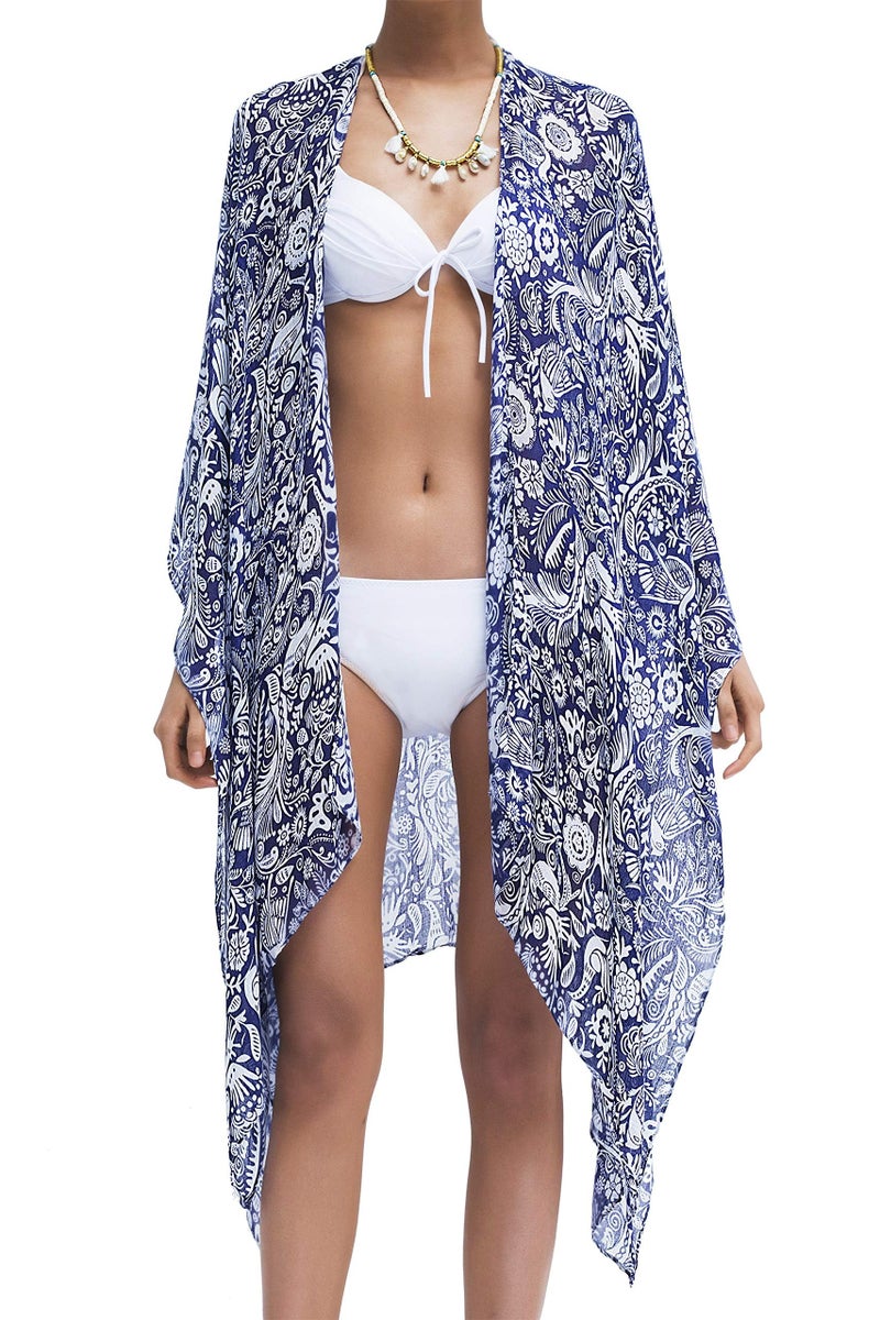 Moss Rose Women Summer Bikini Kimono Bathing Suit Cover Ups for Swimwear - Image 2