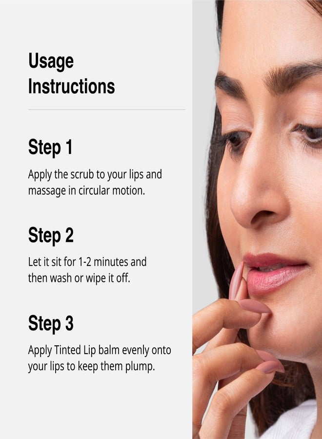 Cureskin مجموعة مقشر الشفاه من كيور سكين | مجموعة للجنسين | مرطب شفاه ملون لتفتيح الشفاه الداكنة | مقشر شفاه وردي لتفتيح الشفاه الداكنة، عبوتان - Image 3
