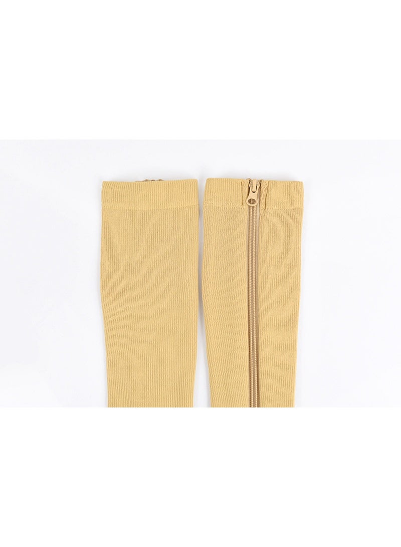 جوارب طويلة مع سحاب، تصميم مفتوح من الأمام (S-M) - Image 4