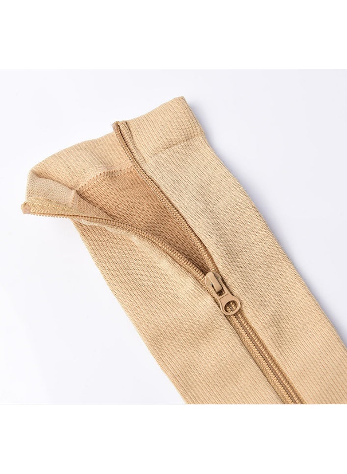 جوارب طويلة مع سحاب، تصميم مفتوح من الأمام (S-M) - Image 3