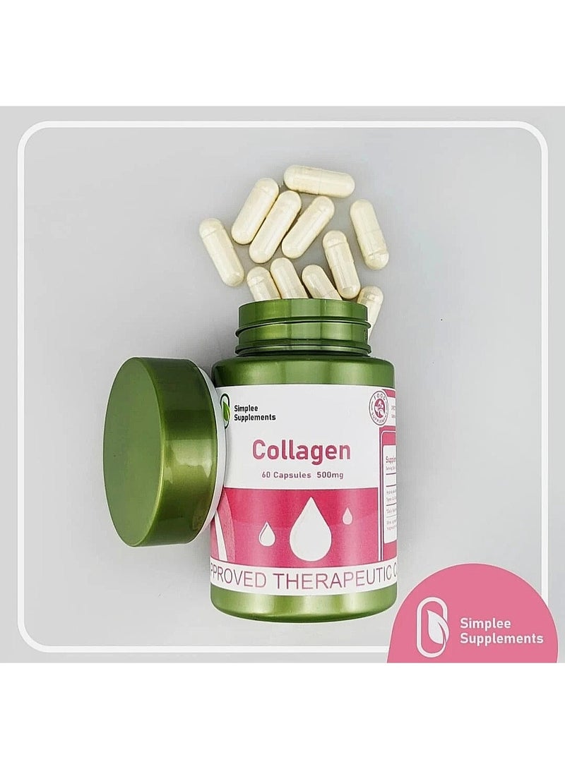 سيمبلى سبلمنتس كبسولات كولاجين 60 كبسولة 500 ملج - Image 4