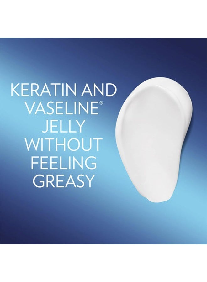 Vaseline Lotion, Healthy Hands Stronger Nails with Keratin 3-Pack – Intensive Care Hand Lotion with Petroleum Jelly, 3.4 Oz Ea - Image 2