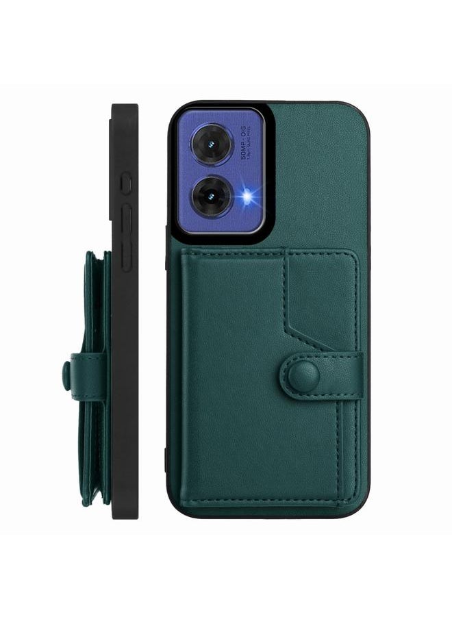 erorex - Case For Motorola Moto G85 EU Version Button Card Bag RFID Anti-theft Phone Case - Image 1
