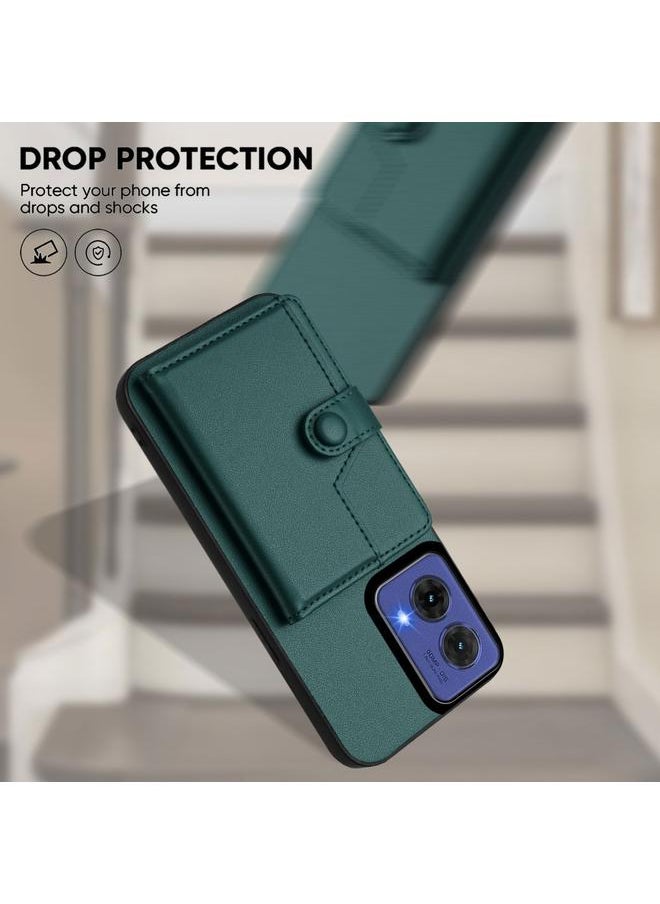 erorex - Case For Motorola Moto G85 EU Version Button Card Bag RFID Anti-theft Phone Case - Image 1