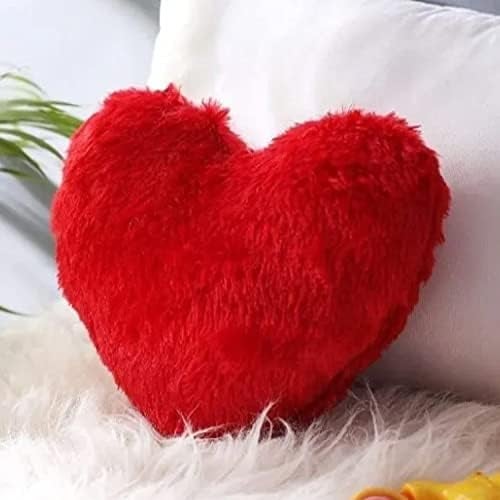 Niku Heart Shape Cushion Pillow Valentine Gift for Girlfriend Boyfriend Couples Husband and Wife Valentine's Day Love Valentine Gift Item (12"X12") - Image 4