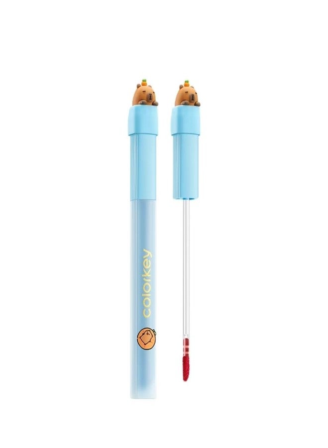 COLORKEY Capybara Soft Matte Lip Tint, Lightweight, Non-sticky, Long-lasting, Hydrating, High Pigmentation, Waterproof, Natural Nude Finish (R300) - Image 1