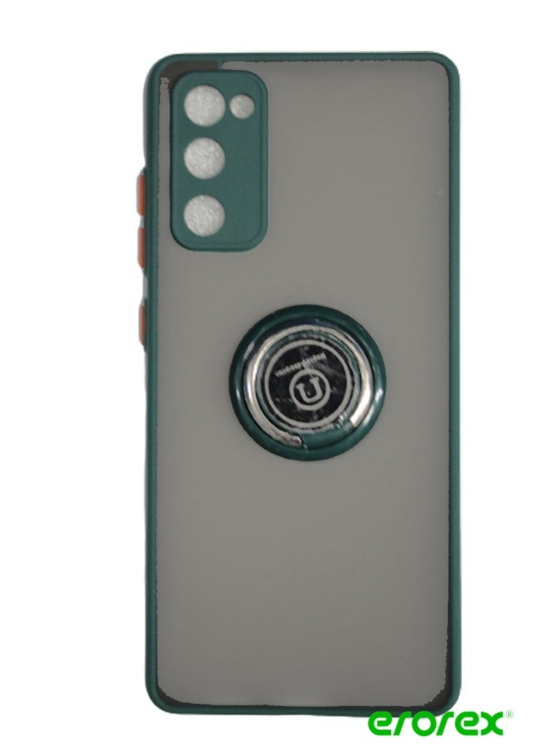 erorex Protective Case Cover For Reno 7 Pro 5g With Magnetic Ring Holder Green 