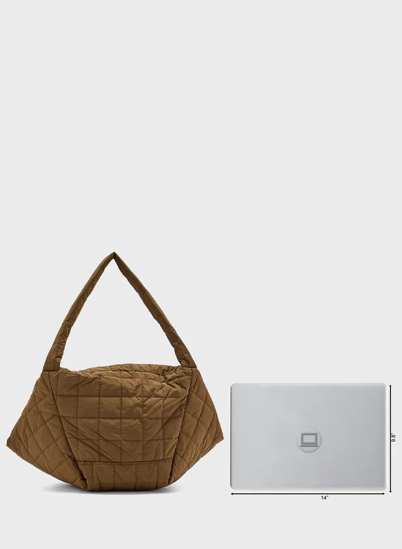 Ginger Quilted Padded Shoulder Bag