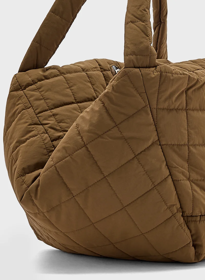 Ginger Quilted Padded Shoulder Bag
