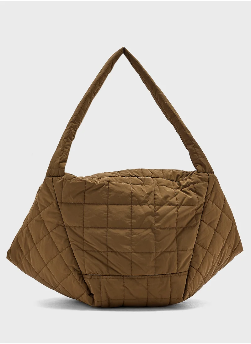 Ginger Quilted Padded Shoulder Bag