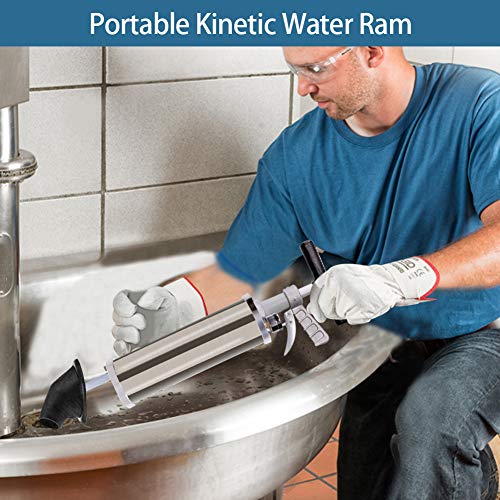 Olpchee Portable High Pressure Kinetic Toilet Plunger Air Drain Blaster Pump for Bath Toilets Bathroom Shower Kitchen Clogged Pipe - Image 5