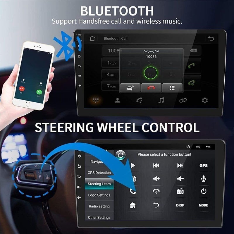 Hiolpen QA1768X 10 Inch Android 13 Car Stereo for 2016-2018 Kia Optima with Bluetooth, Wi-Fi, USB, Wireless CarPlay, and Android Auto - Image 3