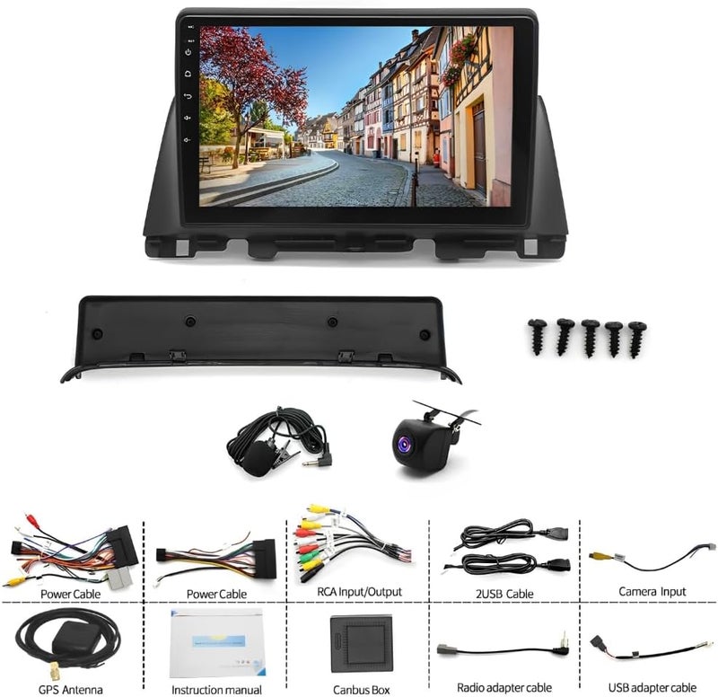 Hiolpen QA1768X 10 Inch Android 13 Car Stereo for 2016-2018 Kia Optima with Bluetooth, Wi-Fi, USB, Wireless CarPlay, and Android Auto - Image 2