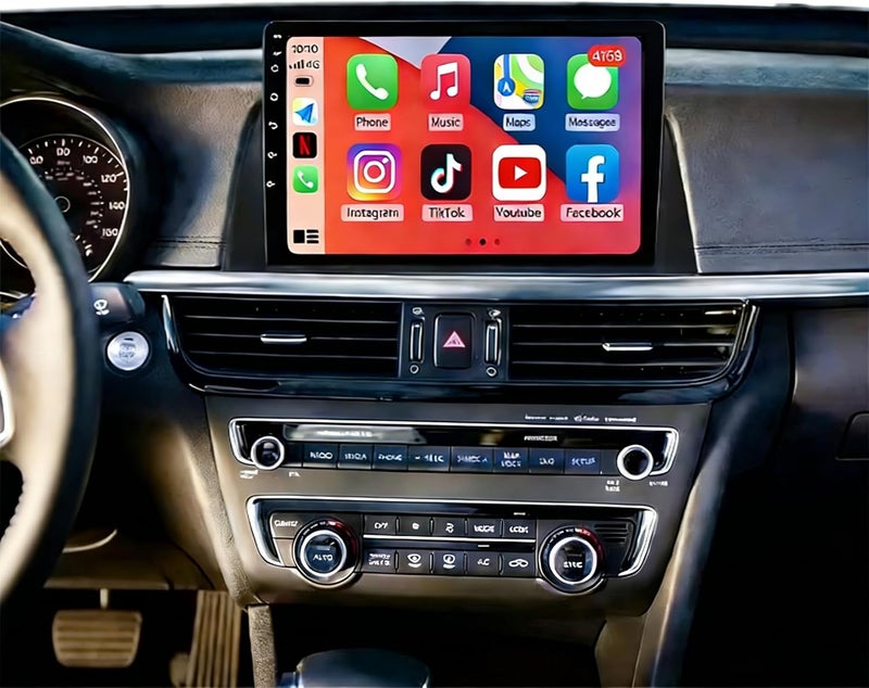 Hiolpen QA1768X 10 Inch Android 13 Car Stereo for 2016-2018 Kia Optima with Bluetooth, Wi-Fi, USB, Wireless CarPlay, and Android Auto - Image 1