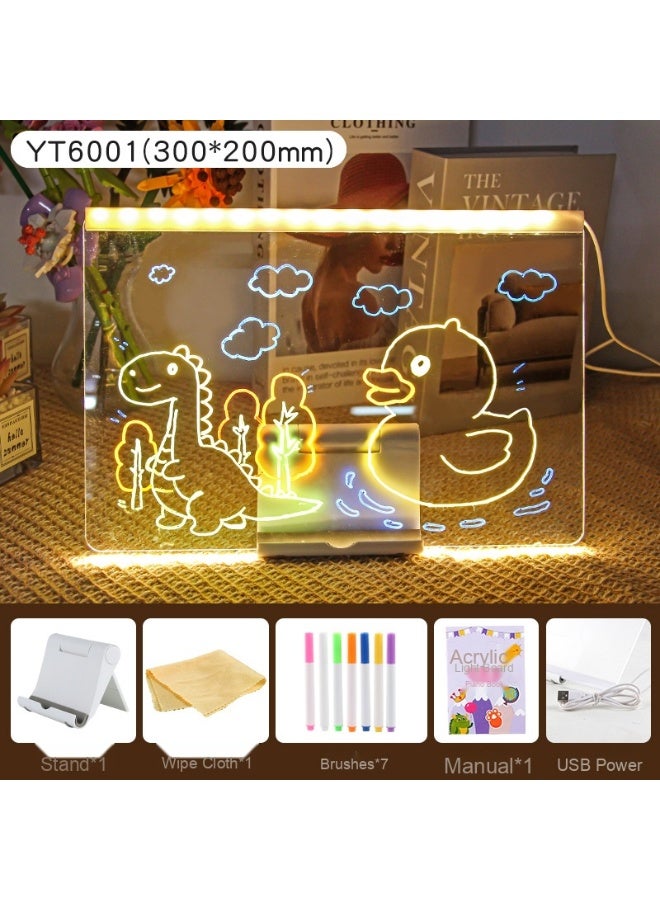 لوحة جرافيتي مضيئة - لوحة رسم LED متألقة للأطفال مبتكرة - Image 1