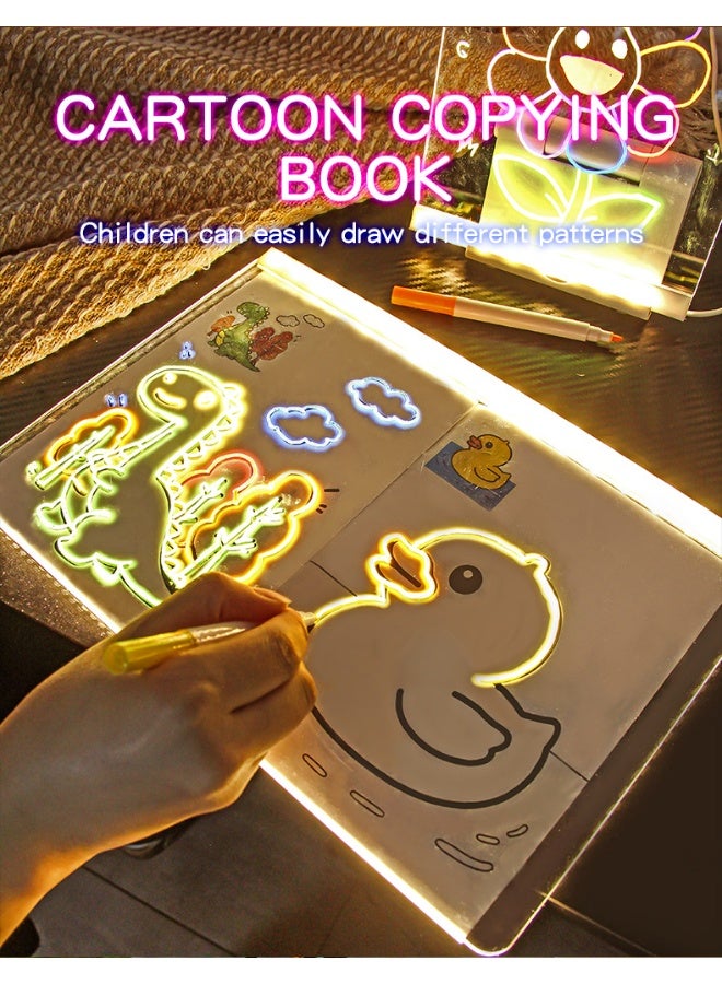 لوحة جرافيتي مضيئة - لوحة رسم LED متألقة للأطفال مبتكرة - Image 3