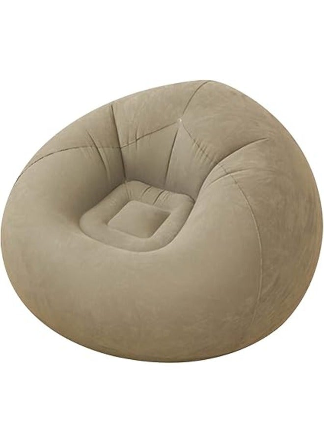 Generic Foldable Portable Inflatable Sofa, Inflatable Bean Bag Chairs, Beanless Bag, Inflatable Lounge Chair, Lazy Sofa, Lazy Chair, Air Furniture, Inflatable Chair with Air Pump - Image 2